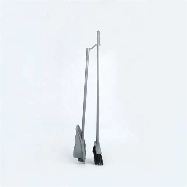 Houseware cleaning plastic dustpan with broom foldable broom set 9097