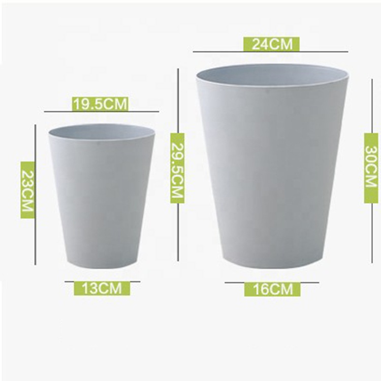 Manufacturers direct high - quality multi - functional solid - color trash cans