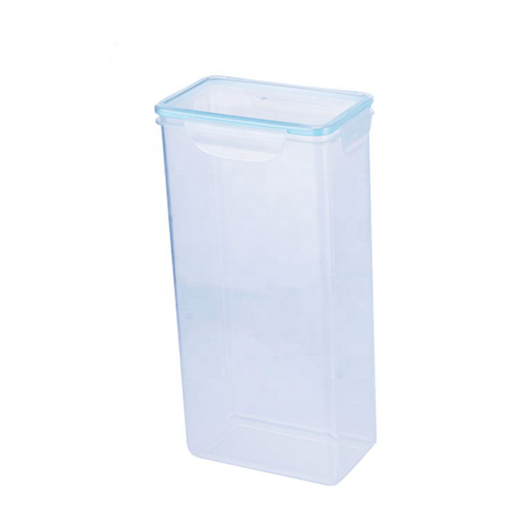 China factory wholesale kitchen use food storage rice container transparent box