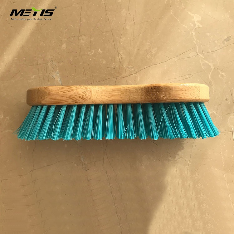 Chinese factory wholesale price wooden handle plastic brush laundry brush Metis 9041-W