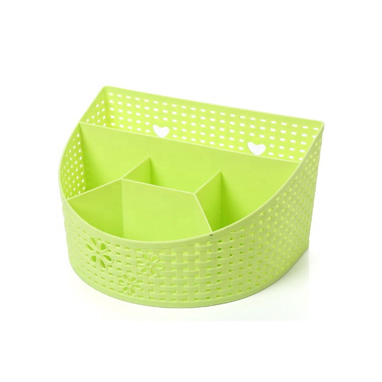Trade assurance household convenient makeup storage cabinet plastic storage holders