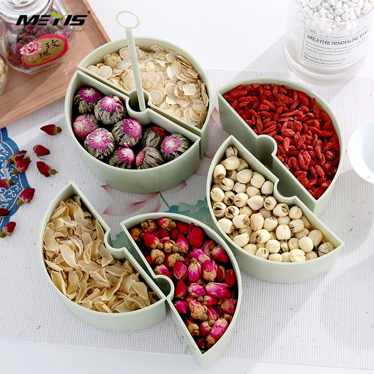 China wholesale practical round type 3 layers plastic lunch box food container