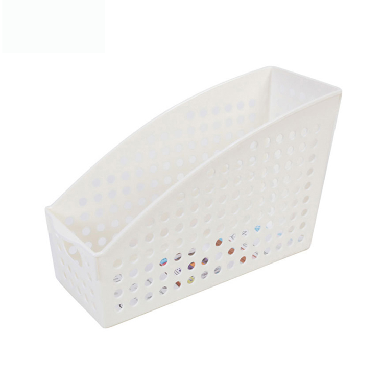 Office Desktop Clear Key Way Plastic Storage Basket Office Document Container Box