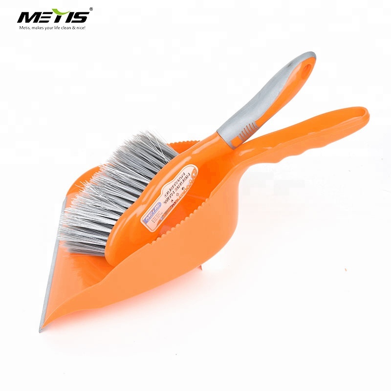 Hot selling products custom color plastic indoor household mini brush and dustpan set 9059