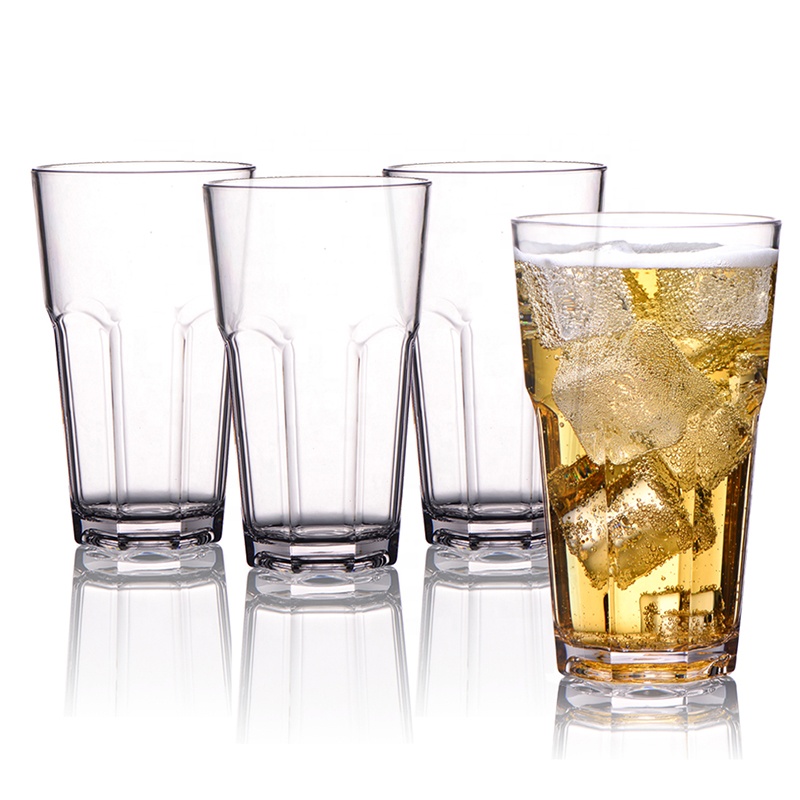 BPA Free Stemless Plastic Unbreakable Wine Glasses C1006