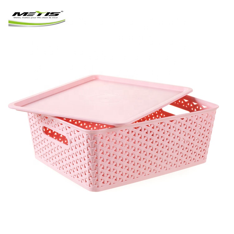 Household Children Toys Large Durable Plastic Storage Box With Handle