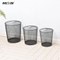 Amazon Hot Sale Garbage Bin Trash Can Office Round Metal Wire Waste Bin