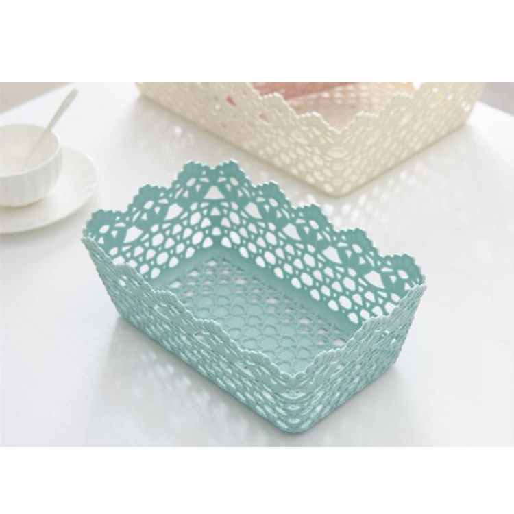 High quality low factory price plastic picnic storage basket fruit basket storage