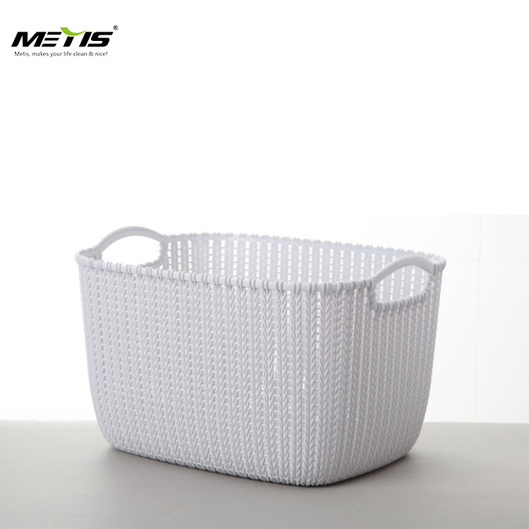 High quality low factory price toys storage basket plastic woven storage basket