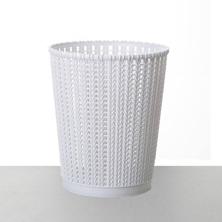 Plastic Pen Holder Stand for Desk Rattan Pencil Cup Holder Office Desk Organizer Metis A8002-1