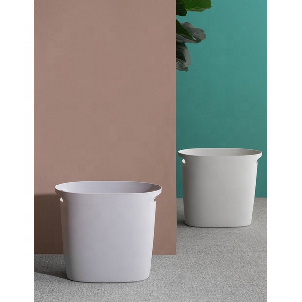 Nordic Style Slim oval Small Room Occupied Household Waste BinsDirty laundry bin