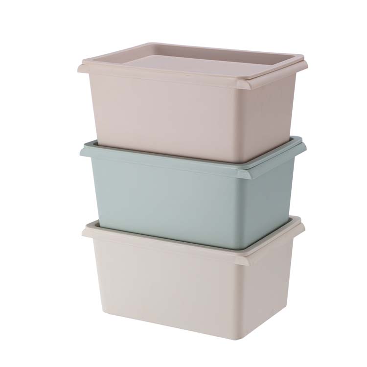 Small Stackable Plastic Underwear Storage Box Organizer with Lids Plastic