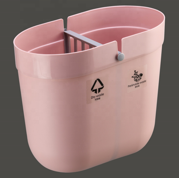 Creative Desktop Plastic Mini Flip Trash Can multi function plastic waste bins