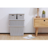  Plastic Hollow Storage Box with Lid Clothes Storage Box Breathable Storage Basket A8003-2